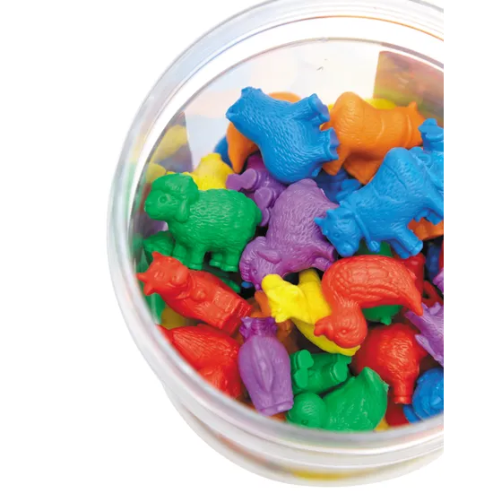 Teachables Farm Animal Counters - Set of 72 - Modern Teaching Aids NZ