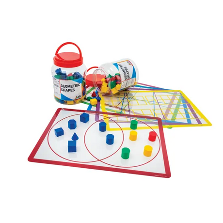 Teachables Geometric Shapes & Sorting Mats Kit - Modern Teaching Aids NZ