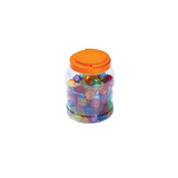 Teachables Translucent Geometric Shapes in Jar - Set of 120 Pieces - Modern Teaching Aids NZ
