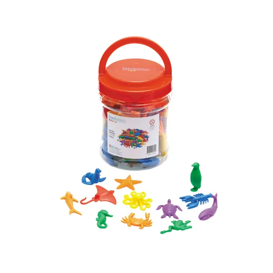 Teachables Sea Life Counters - 84 Pieces - Modern Teaching Aids NZ