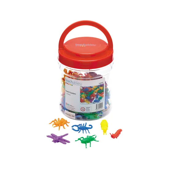 Teachables Insect Counters - 72 Pieces in Container - Modern Teaching Aids NZ