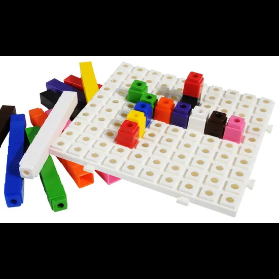 Teachables Linking Cubes Base Board - 20 x 20cm - Modern Teaching Aids NZ