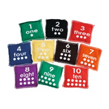 Teachables Number Bean Bags - Set of 10 - Modern Teaching Aids NZ