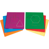 Teachables Geometric Pin Boards - Pack of 6 - Modern Teaching Aids NZ