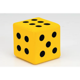 Teachables Soft Foam Dice - Numbers & Dots - 8 cm - Set of 2 - Modern Teaching Aids NZ