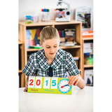 Teachables Clock Flip Charts - Time-Telling Tool, Set of 10 - Modern Teaching Aids NZ