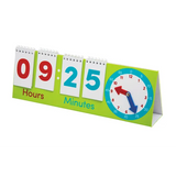 Teachables Clock Flip Charts - Time-Telling Tool, Set of 10 - Modern Teaching Aids NZ