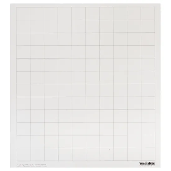 Teachables Magnetic Write & Wipe Sheet - Hundred Board - Modern Teaching Aids NZ