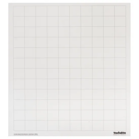 Teachables Magnetic Write & Wipe Sheet - Hundred Board - Modern Teaching Aids NZ
