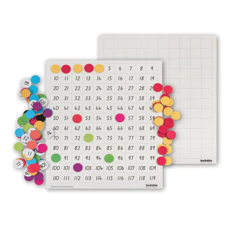 Teachables Magnetic Hundred Board & Counter Set - Teaching Kit - Modern Teaching Aids NZ