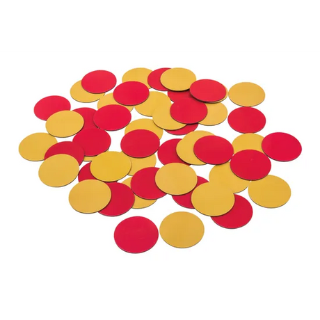 Teachables Large Magnetic Double-Sided Counters - Set of 50 - Modern Teaching Aids NZ