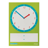 Teachables Large Magnetic Write & Wipe Clock Sheet - Time-Telling Aid - Modern Teaching Aids NZ