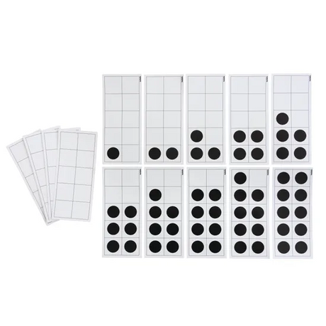 Teachables Tens Frames Work Cards - Set of 14 - Modern Teaching Aids NZ