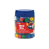 Teachables Dice - 6-Face Words 1-6 - 100 Pieces - Modern Teaching Aids NZ