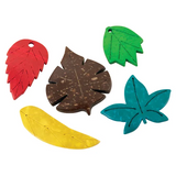 Teachables Coconut Shell Coloured Leaves - Set of 90 - Modern Teaching Aids NZ
