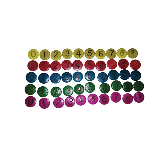 Teachables Coconut Shell Number Counters - Set of 100 - Modern Teaching Aids NZ
