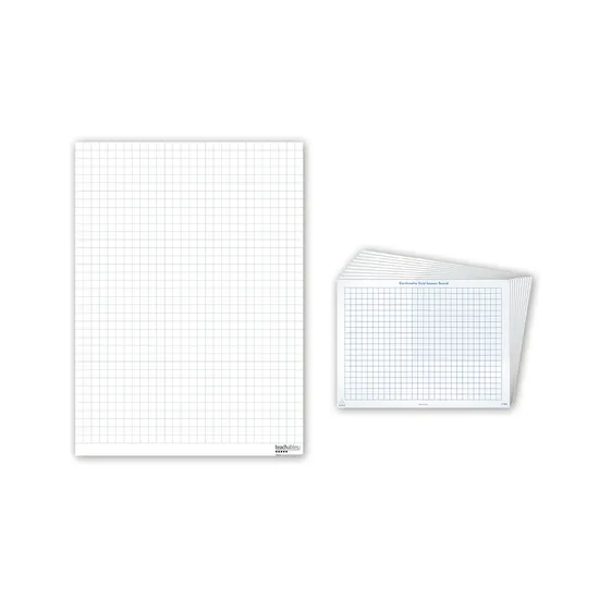 Teachables 1cm Grid Whiteboards & Magnetic Sheet Pack - Class Set - Modern Teaching Aids NZ