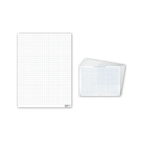 Teachables 1cm Grid Whiteboards & Magnetic Sheet Pack - Class Set - Modern Teaching Aids NZ