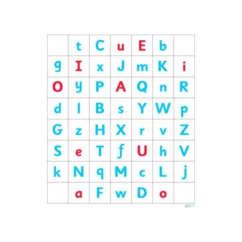 MTA Robotics Uppercase & Lowercase Mat - Modern Teaching Aids NZ