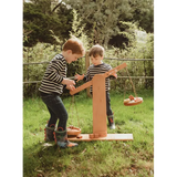 Teachables Wooden Pan Scale & Fraction Blocks - Outdoor Learning Kit