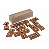 Wooden Tactile Coding Discs - Set of 24 - Modern Teaching Aids NZ