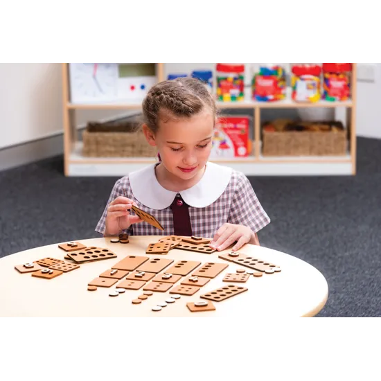 Teachables Tactile Number Tiles - Wooden, Set of 10 - Modern Teaching Aids NZ