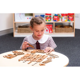 Teachables Tactile Number Tiles - Wooden, Set of 10 - Modern Teaching Aids NZ