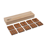 Teachables Tactile Dots Tiles - Wooden, Set of 10 - Modern Teaching Aids NZ