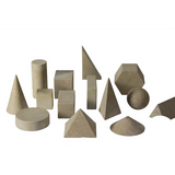 Teachables Eco-Wood Geometric Shapes Set - Wooden, Set of 14 - Modern Teaching Aids NZ