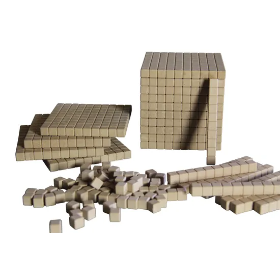 Teachables Eco-Wood Base Ten Set - With Storage - Modern Teaching Aids NZ