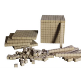 Teachables Eco-Wood Base Ten Set - Wooden, 121 Pieces - Modern Teaching Aids NZ