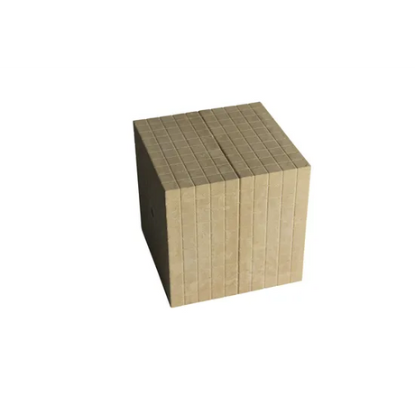 Teachables Eco-Wood Base Ten Cube - Wooden, Single Unit - Modern Teaching Aids NZ