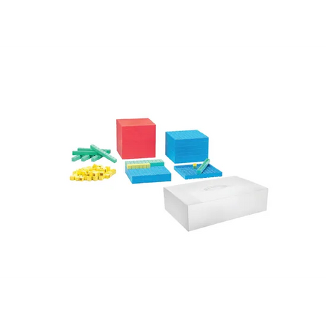 Teachables Eco-Plastic Base Ten Set - With Storage - Modern Teaching Aids NZ