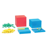 Teachables Eco-Plastic Base Ten Set - Set of 121 - Modern Teaching Aids NZ
