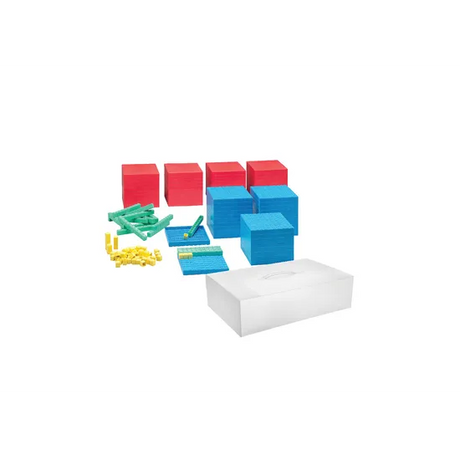 Teachables Eco-Plastic Base Ten Class Set - With Storage - Modern Teaching Aids NZ