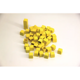Teachables Eco-Plastic Base Ten Units - Yellow, Set of 100 - Modern Teaching Aids NZ