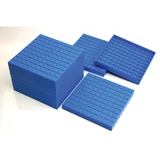 Teachables Eco-Plastic Hundred Flats - Blue, Set of 10 - Modern Teaching Aids NZ