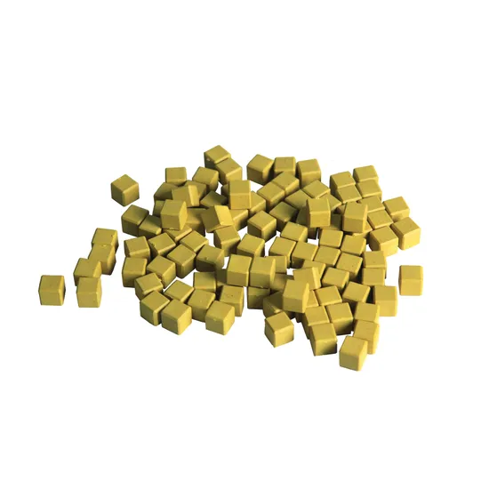 Teachables Eco-Wood Base Ten Units - Yellow, Set of 100 - Modern Teaching Aids NZ