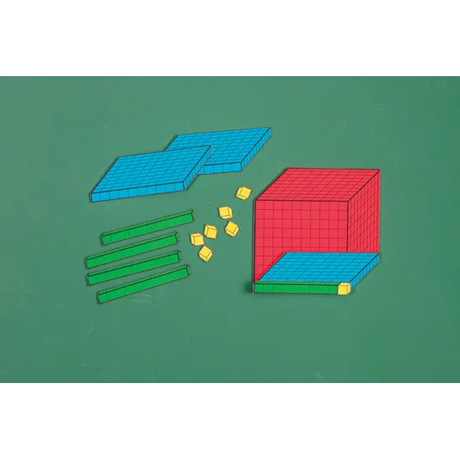 Teachables Magnetic Base Ten Set - 3D Shapes - Modern Teaching Aids NZ