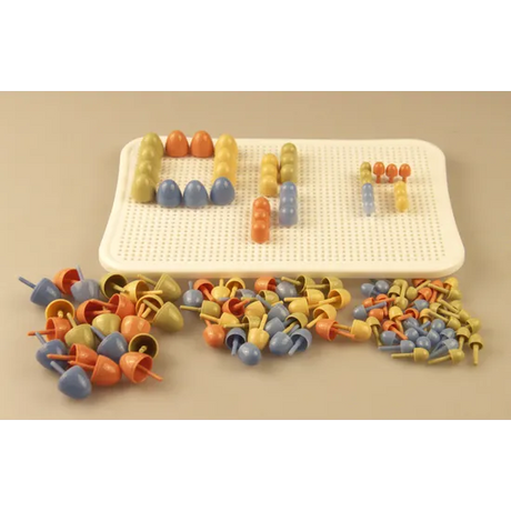 Pin Board Play Set 300 pc (Natural Colours) - Modern Teaching Aids NZ