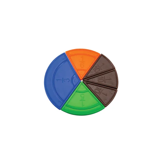 Basic Fraction Circle - 10 cm - 228 pc - Modern Teaching Aids NZ