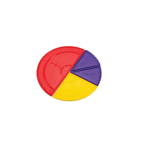 Basic Fraction Circle - 10 cm - 228 pc - Modern Teaching Aids NZ