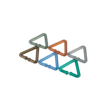 Translucent Geo Shape Links - 120 pc - Modern Teaching Aids NZ