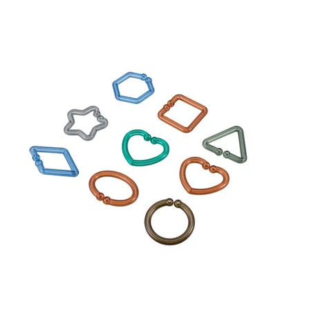 Translucent Geo Shape Links - 120 pc - Modern Teaching Aids NZ