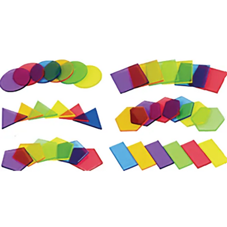 Translucent Attribute Shape Set - 36 pc - Modern Teaching Aids NZ