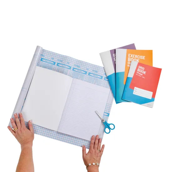 Book Covering Roll 100 mic 450mm x 15m - Modern Teaching Aids NZ