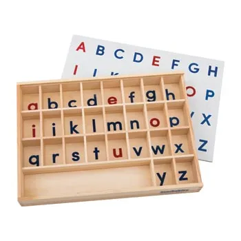 Wooden Alphabet Sorting Tray - Modern Teaching Aids NZ