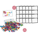 Teachables Magnetic Whiteboards x 24 & 480 Lowercase Magnetic Letters - Modern Teaching Aids NZ