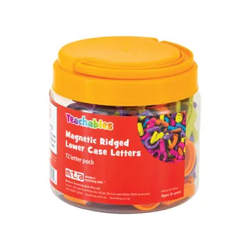 Teachables Magnetic Ridged Lower Case Letters 72 Pk - Modern Teaching Aids NZ