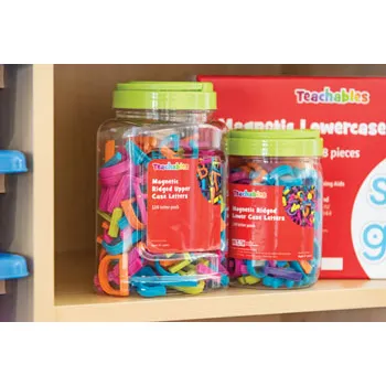 Teachables Magnetic Ridged Lower & Uppercase Combo - Modern Teaching Aids NZ